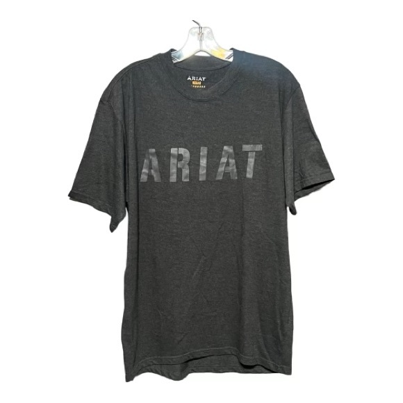 Ariat Men's Rebar S/S Cotton Strong Block Logo Tee - Picture 6 of 7